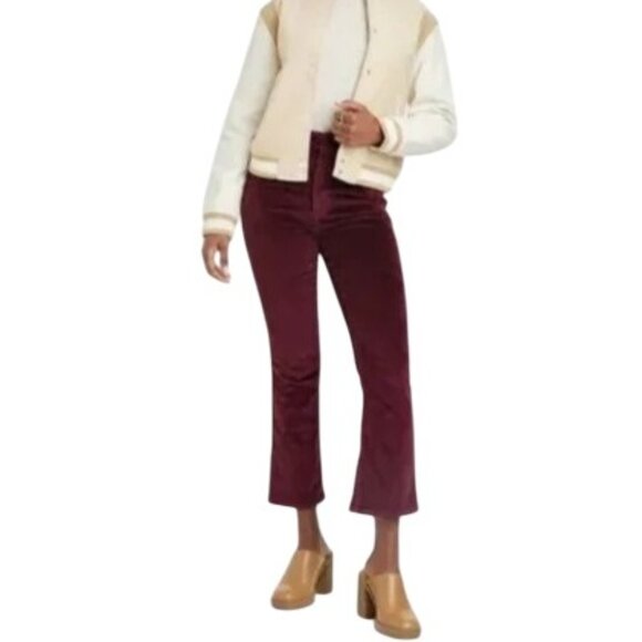 Universal Thread High Rise Bootcut in Burgundy Size 10/30R - Picture 3 of 9